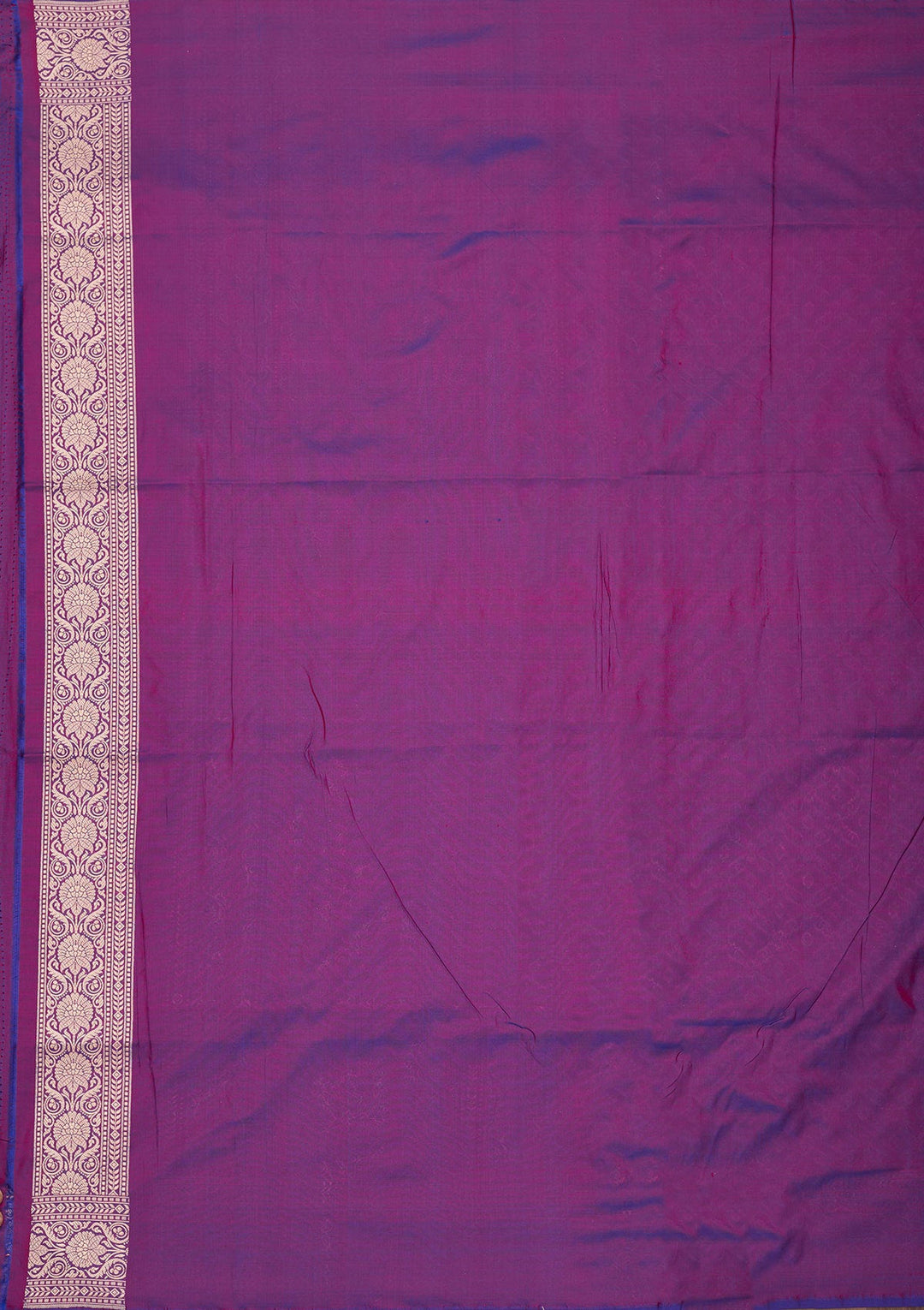 Purple Zariwork Pure Silk Saree-koskii