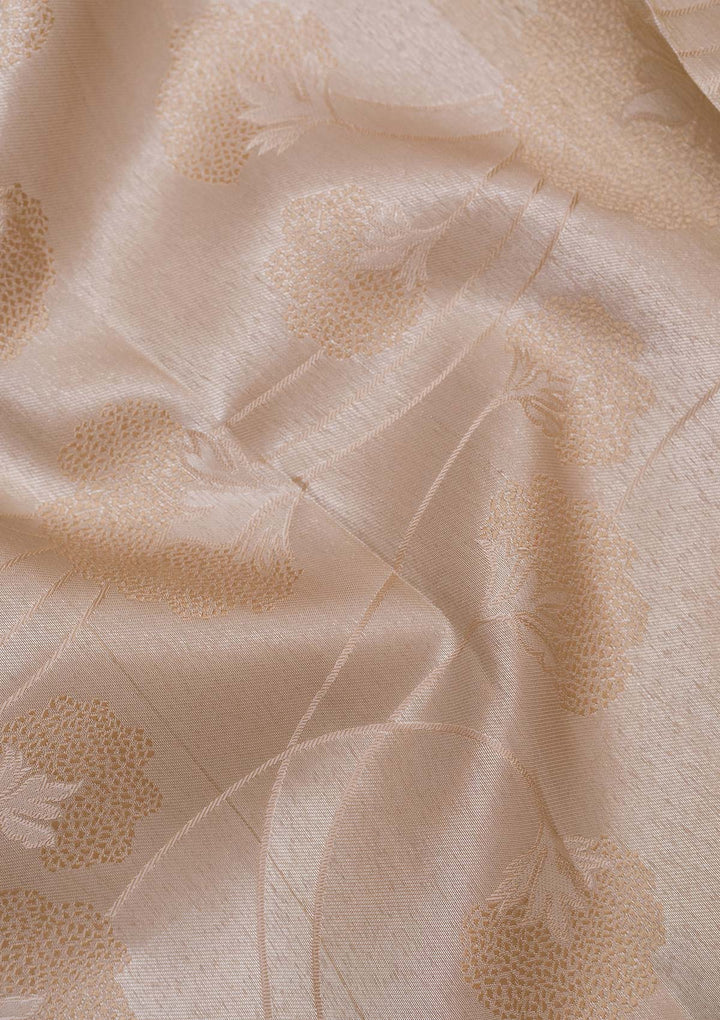 Gold Zariwork Pure Silk Saree-koskii