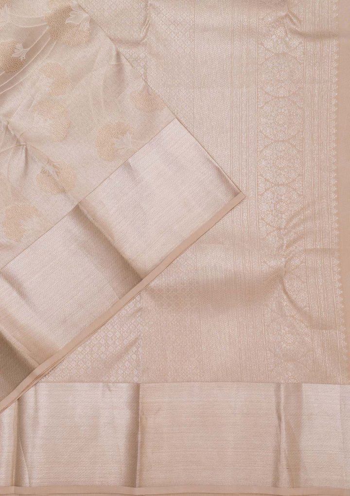 Gold Zariwork Pure Silk Saree-koskii
