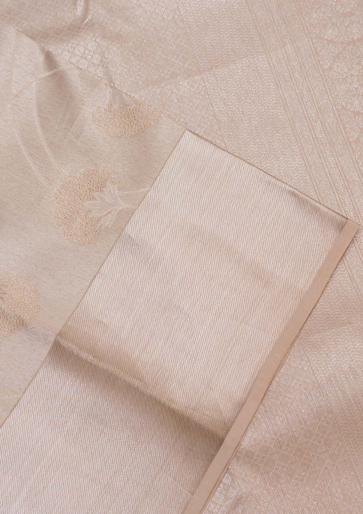 Gold Zariwork Pure Silk Saree-koskii