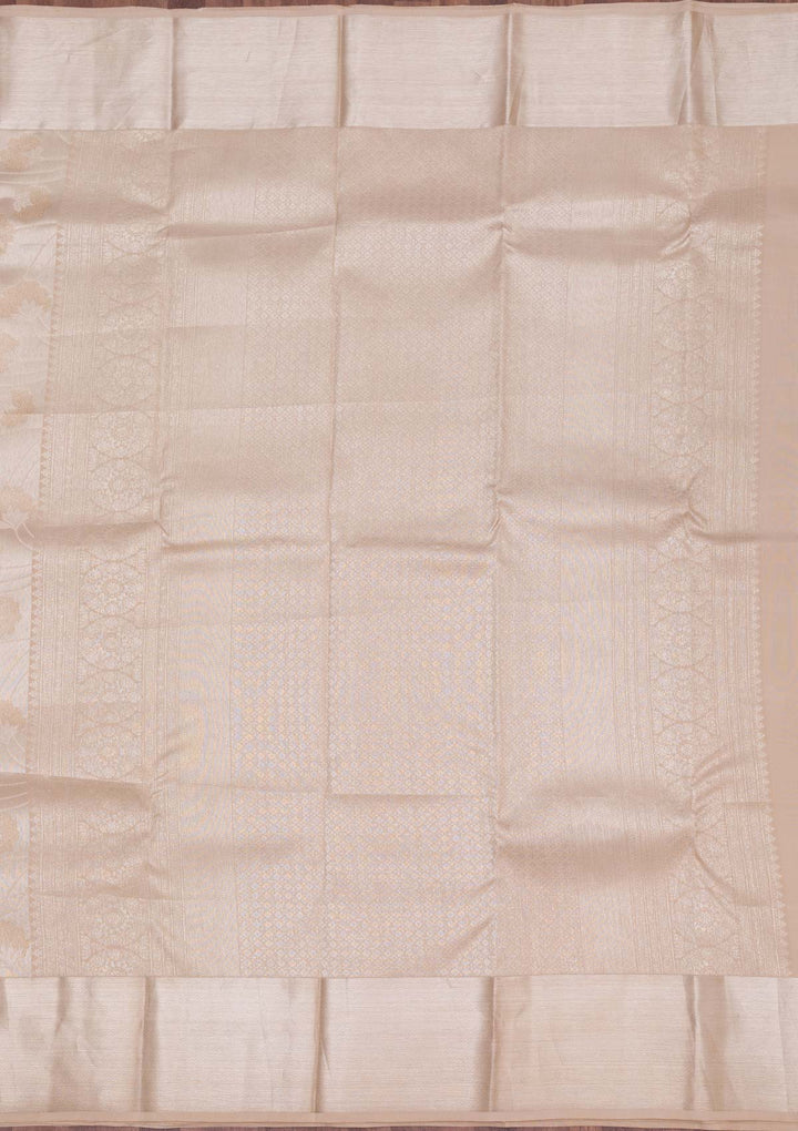 Gold Zariwork Pure Silk Saree-koskii