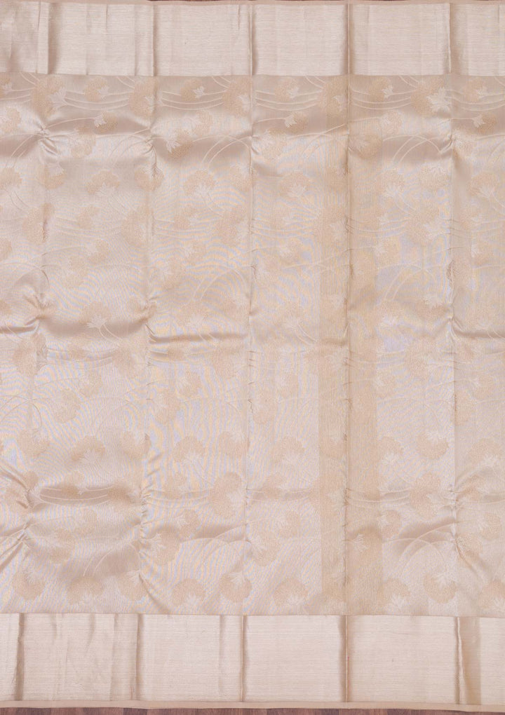 Gold Zariwork Pure Silk Saree-koskii