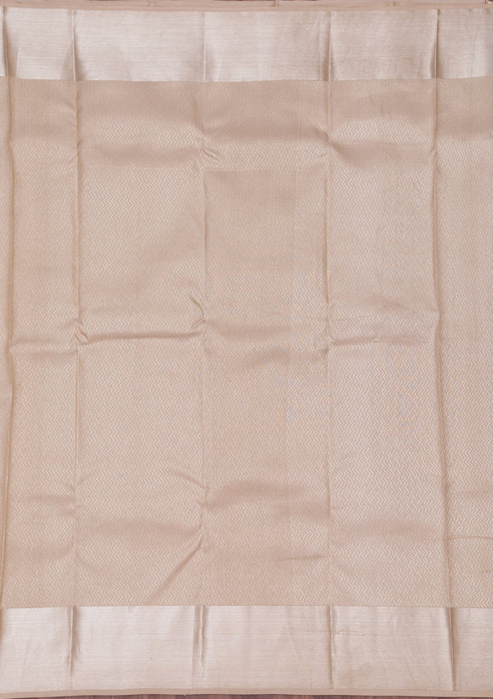 Gold Zariwork Pure Silk Saree-koskii