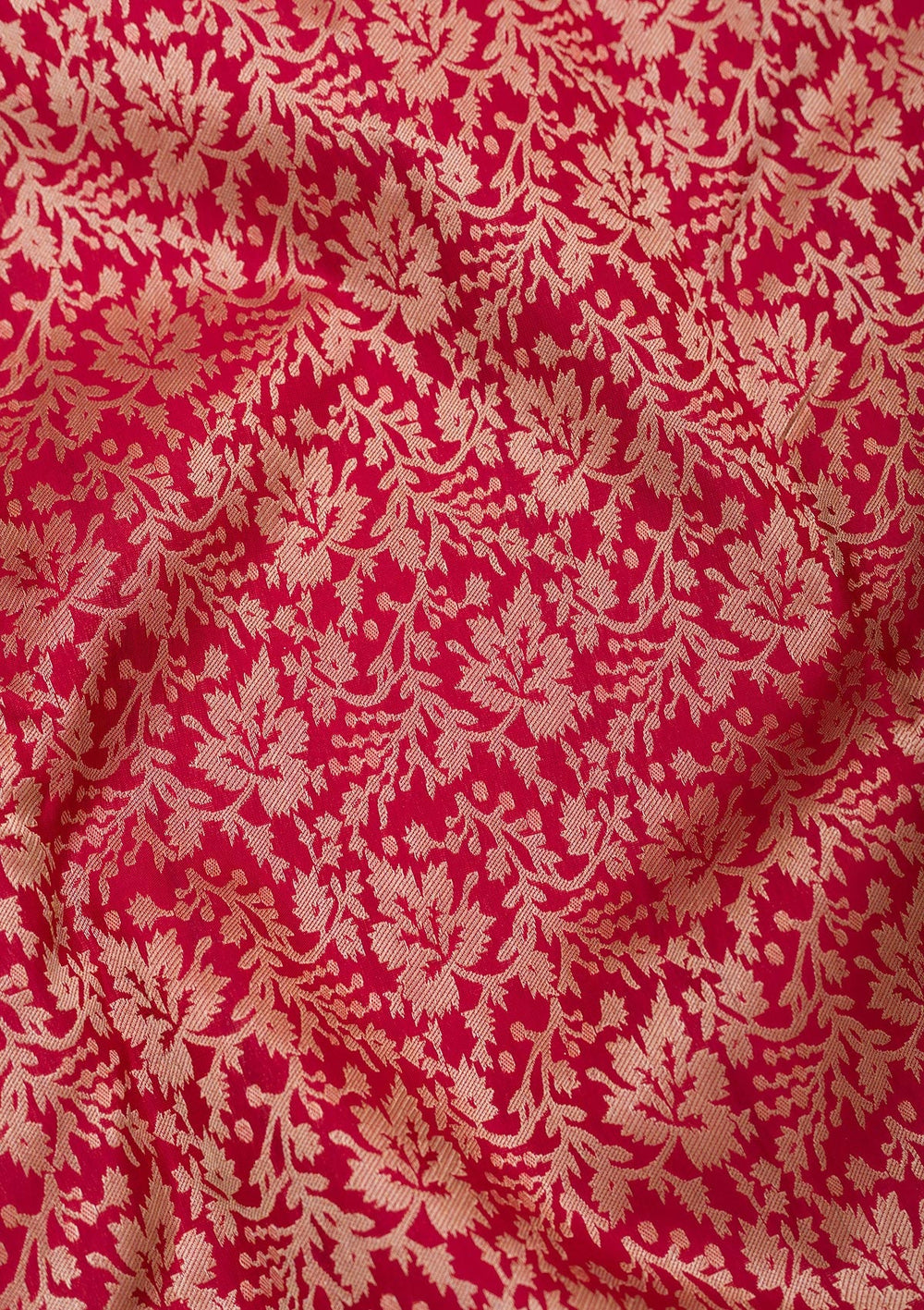 Maroon Zariwork Pure Silk Saree-Koskii