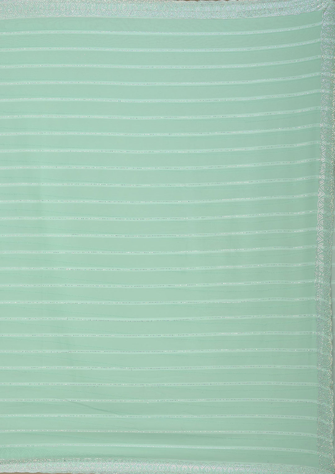 Sky Blue Stonework Georgette Saree-Koskii