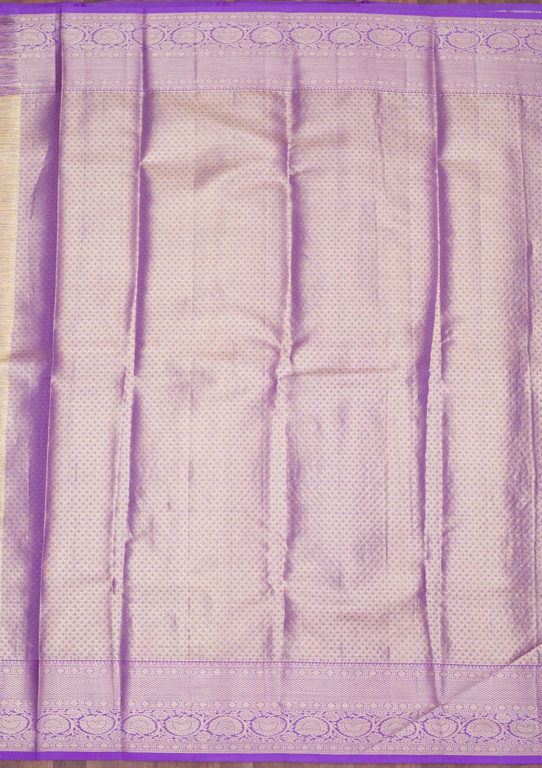 Beige Zariwork Pure Silk Saree-koskii