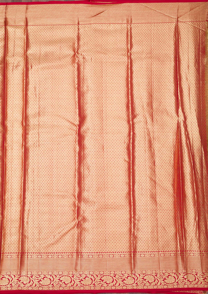 Gold Zariwork Pure Silk Saree-koskii