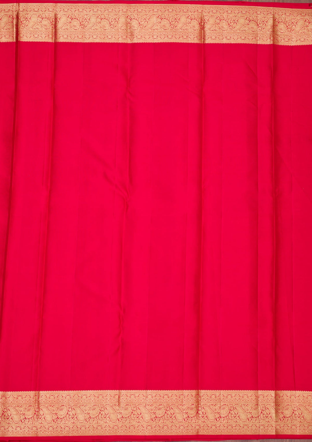 Red Zariwork Pure Silk Saree-koskii