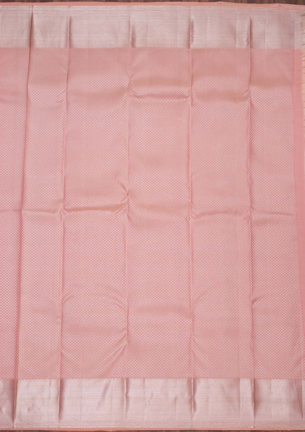 Peach Zariwork Pure Silk Saree-koskii