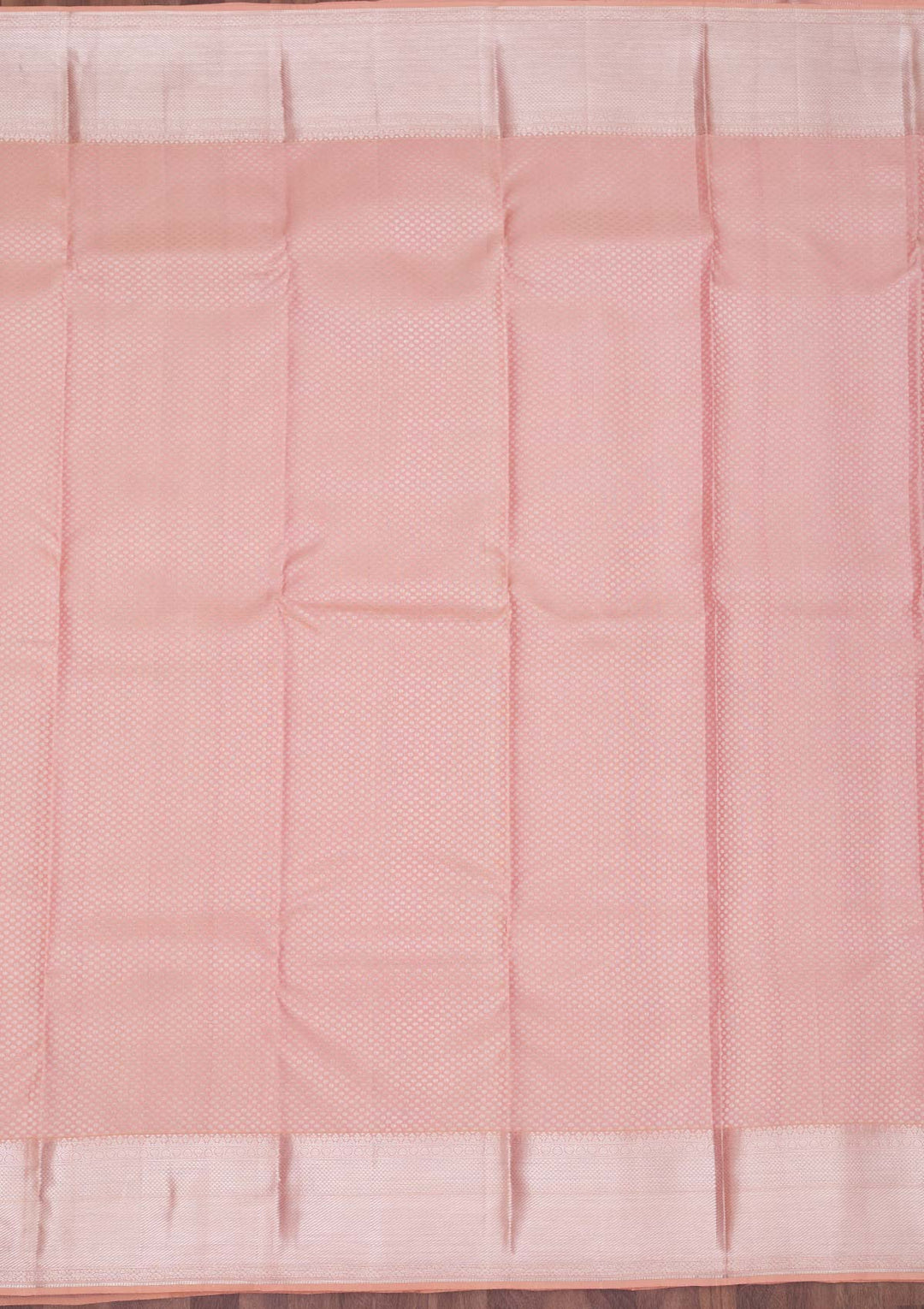 Peach Zariwork Pure Silk Saree-koskii
