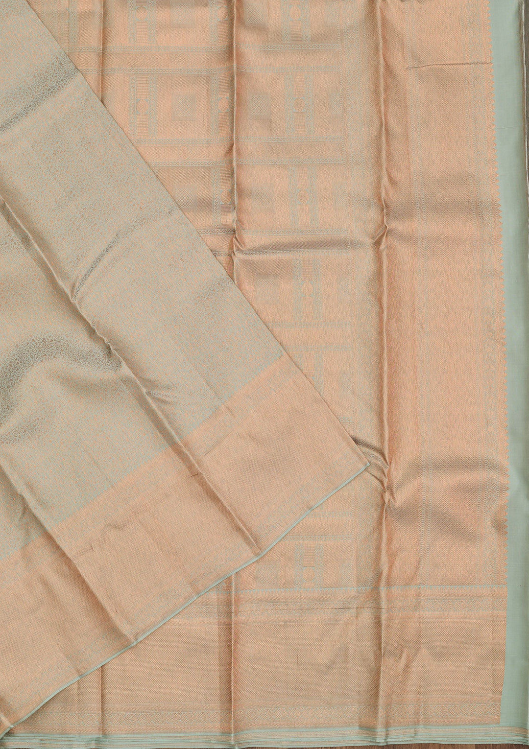 Pista Green Zariwork Pure Silk Saree-Koskii