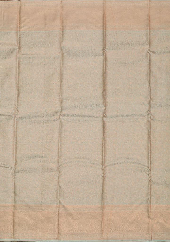 Pista Green Zariwork Pure Silk Saree-Koskii