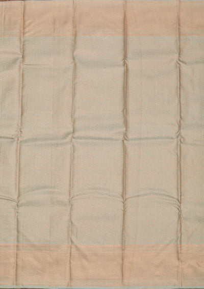 Pista Green Zariwork Pure Silk Saree-Koskii