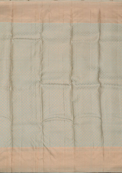 Pista Green Zariwork Pure Silk Saree-Koskii