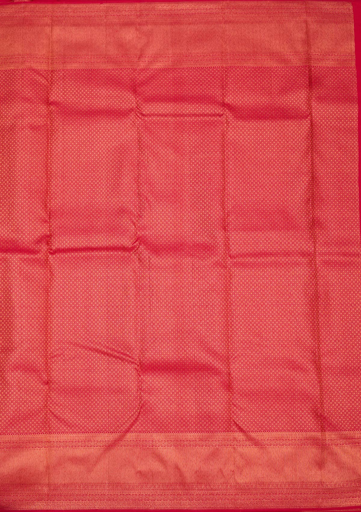 Red Zariwork Pure Silk Saree-Koskii