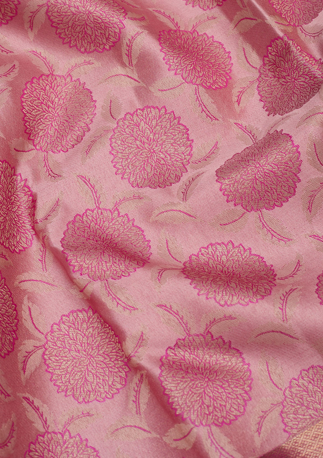 Lavender Zariwork Pure Silk Saree-Koskii