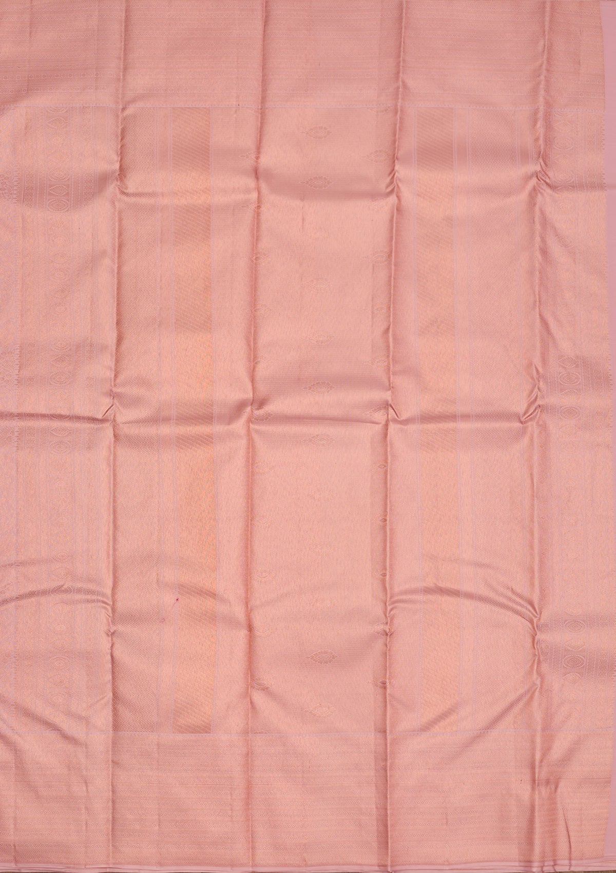 Baby Pink Zariwork Pure Silk Saree-Koskii