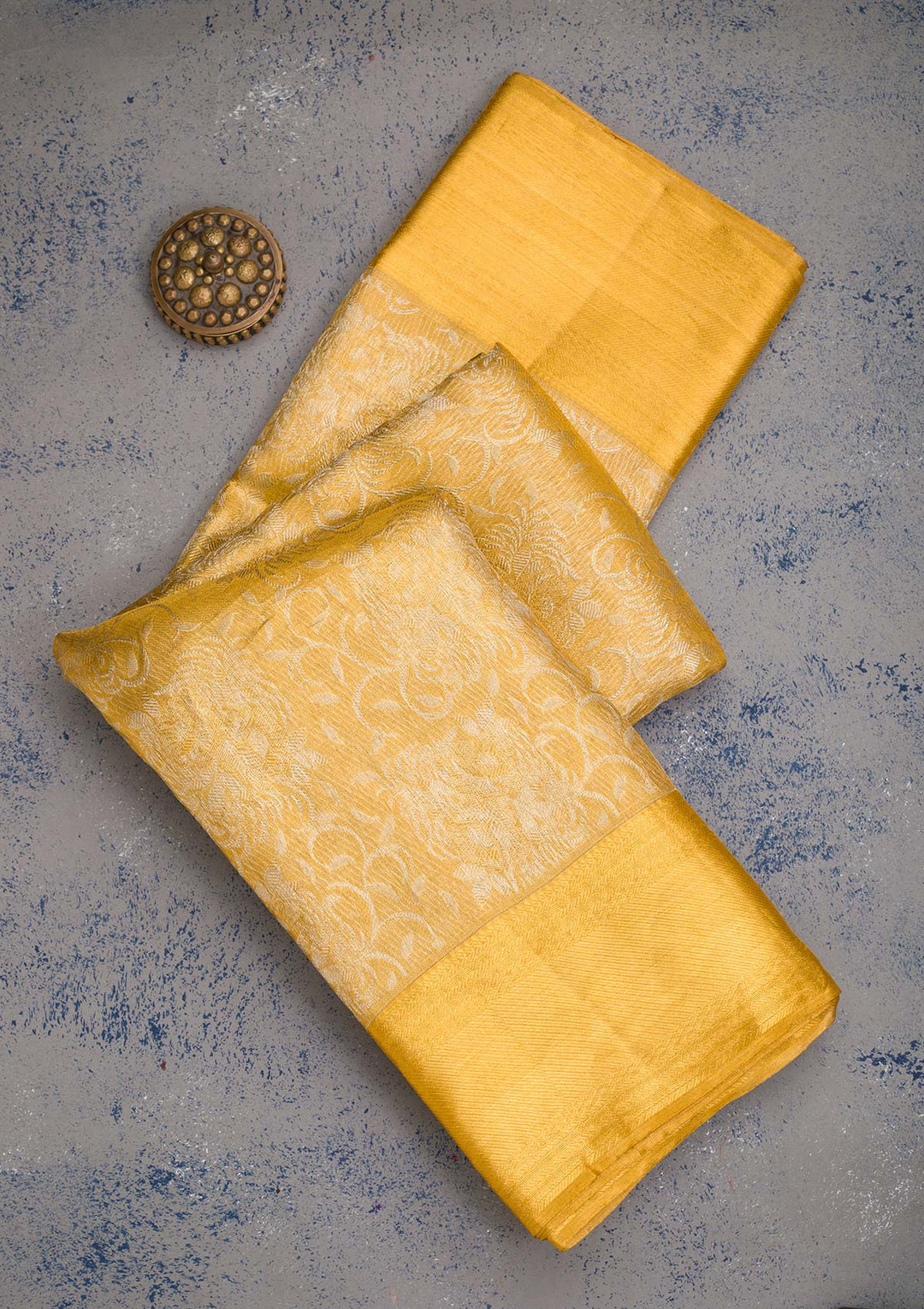 Gold Zariwork Pure Silk Saree-koskii