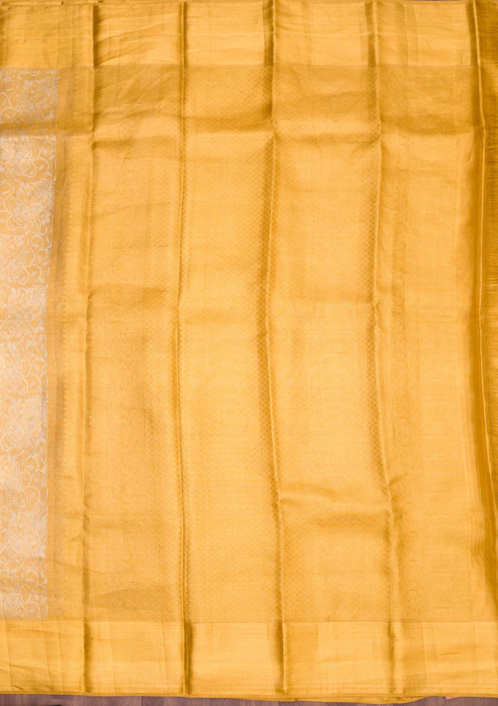 Gold Zariwork Pure Silk Saree-koskii
