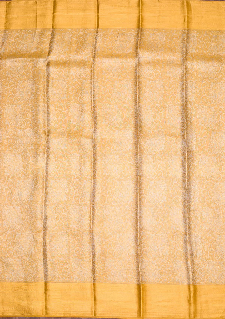 Gold Zariwork Pure Silk Saree-koskii