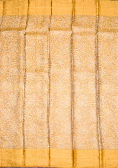 Gold Zariwork Pure Silk Saree-koskii