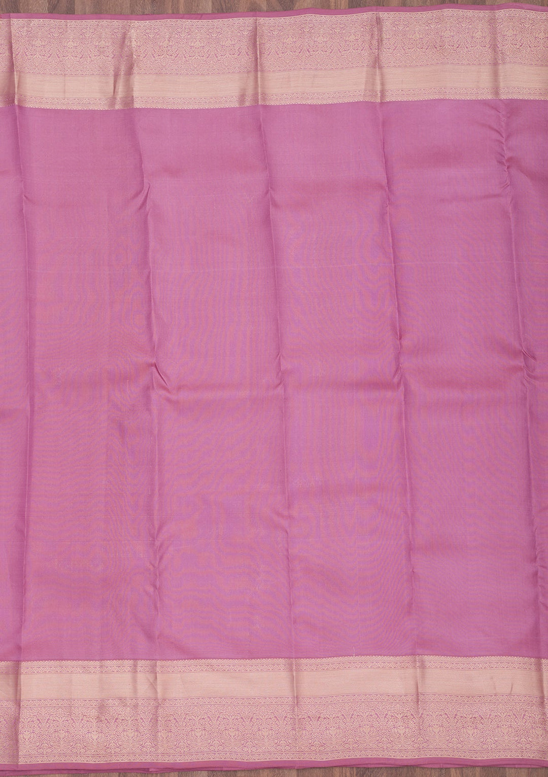 Mauve Zariwork Pure Silk Saree-Koskii