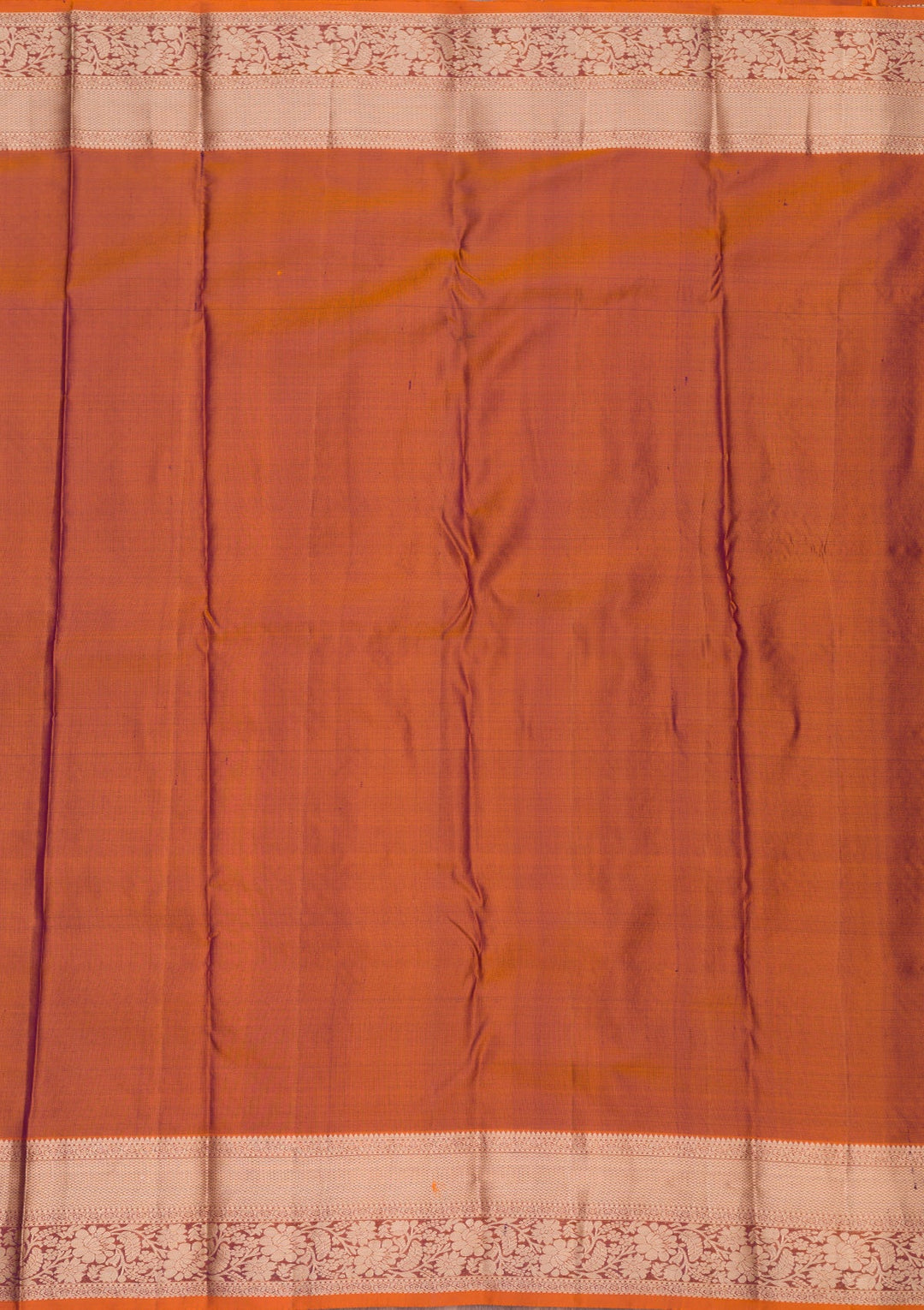 Navy Blue Zariwork Pure Silk Saree-Koskii