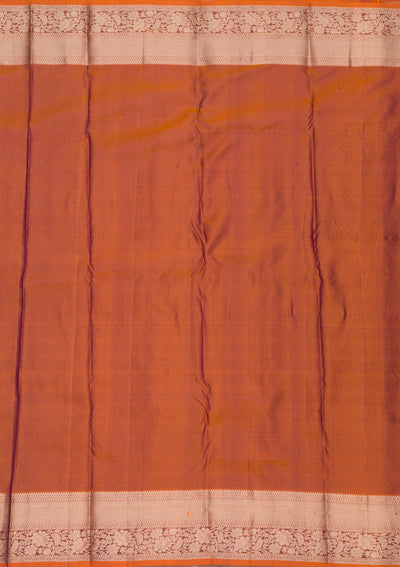 Navy Blue Zariwork Pure Silk Saree-Koskii