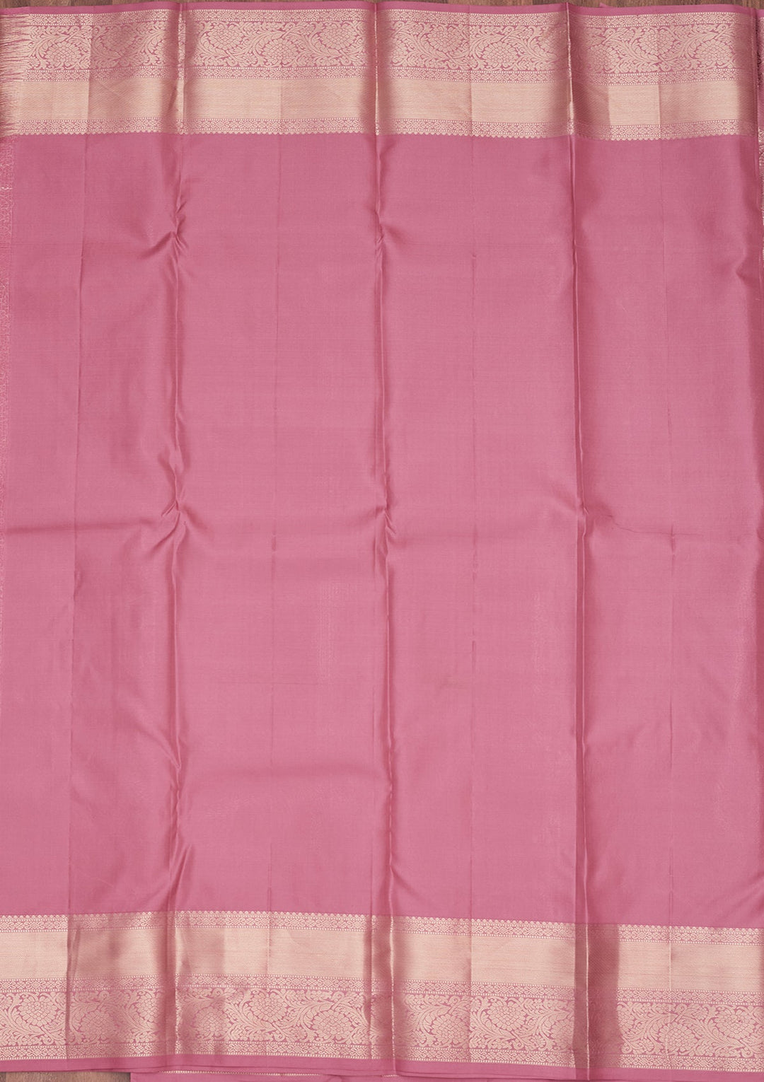 Onion Pink Zariwork Silk Saree-koskii