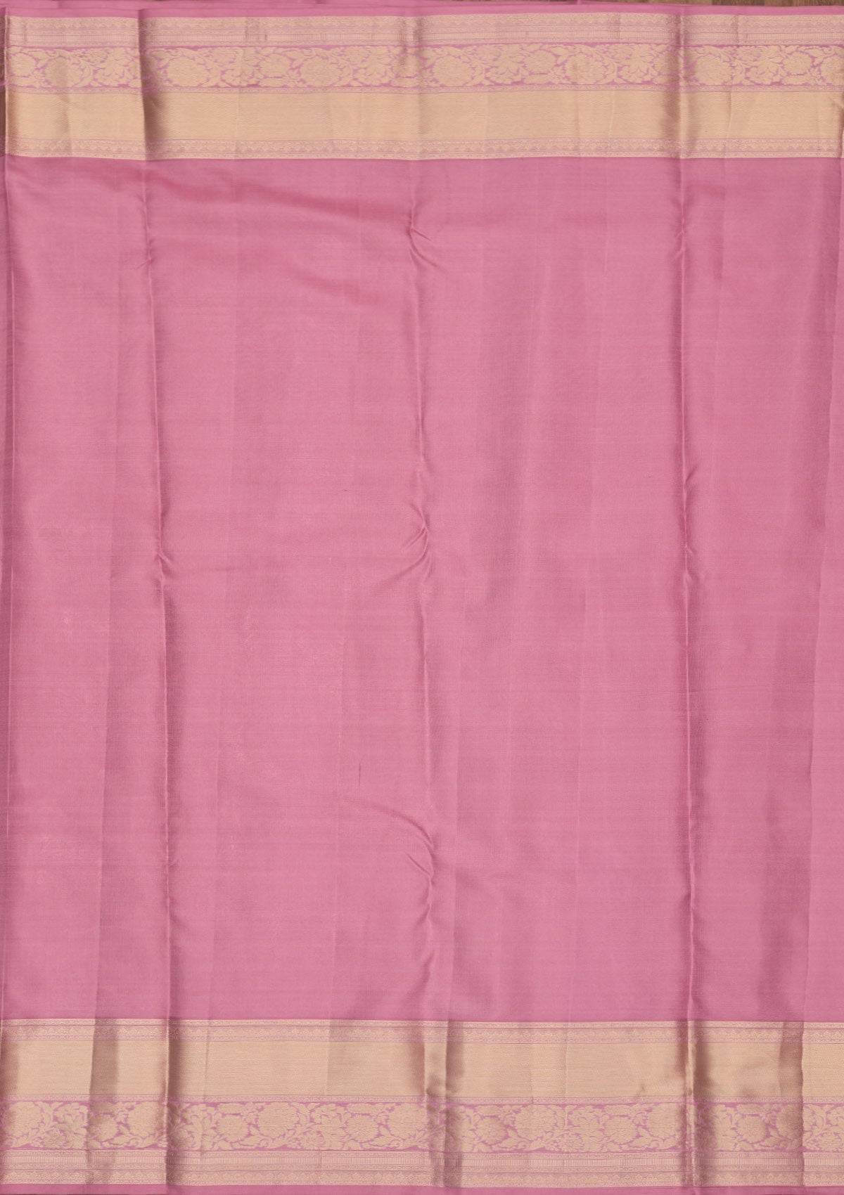 Onion Pink Zariwork Pure Silk Saree-Koskii