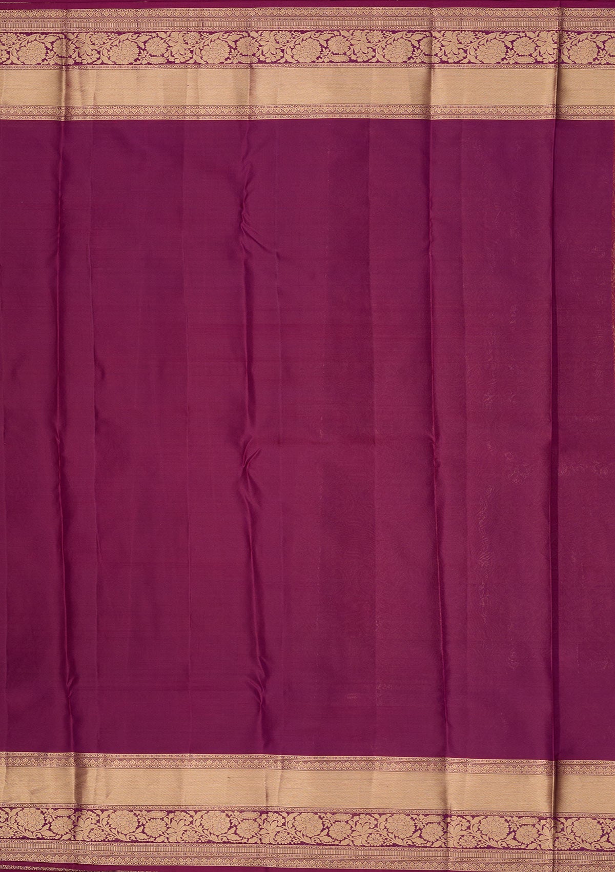 Wine Zariwork Pure Silk Saree-Koskii