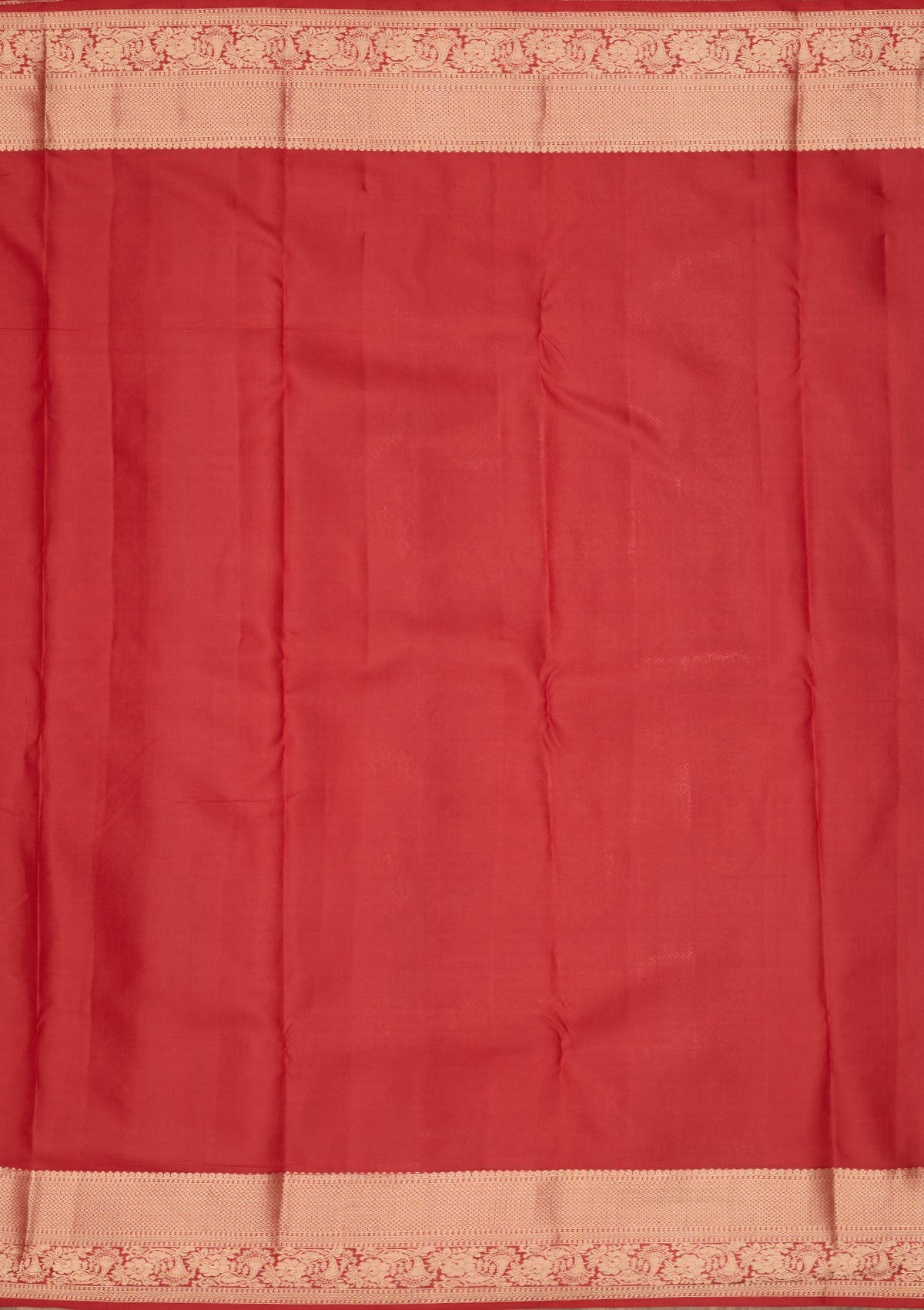 Red Zariwork Pure Silk Saree-Koskii