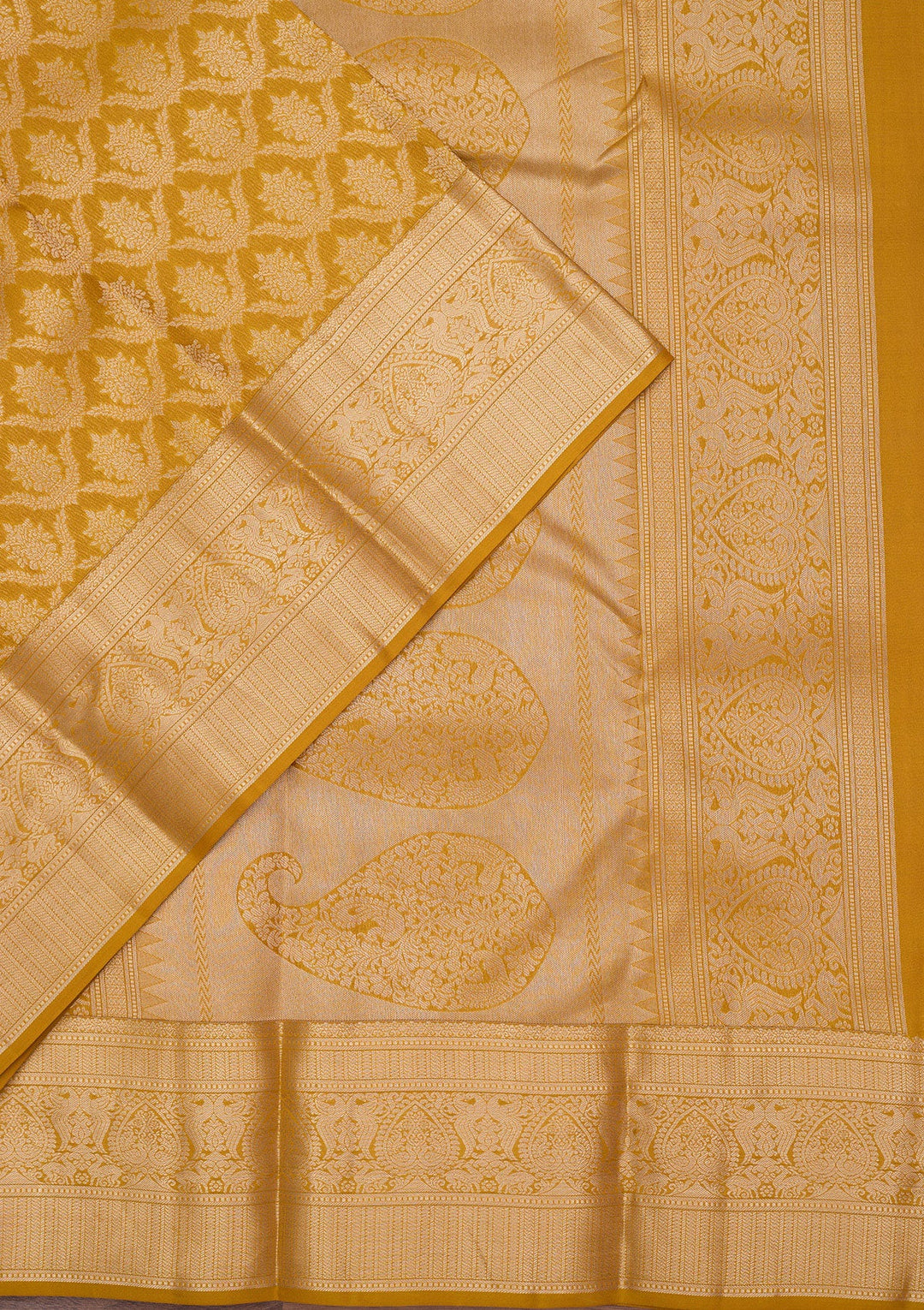 Gold Zariwork Pure Silk Saree