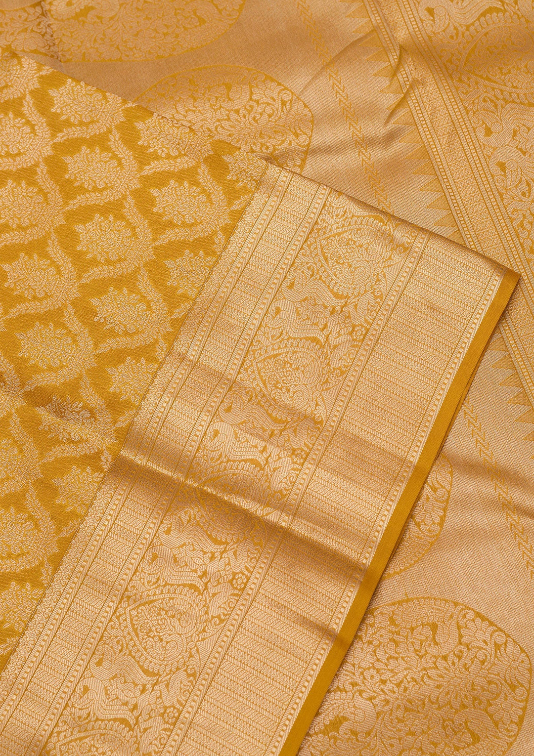 Gold Zariwork Pure Silk Saree