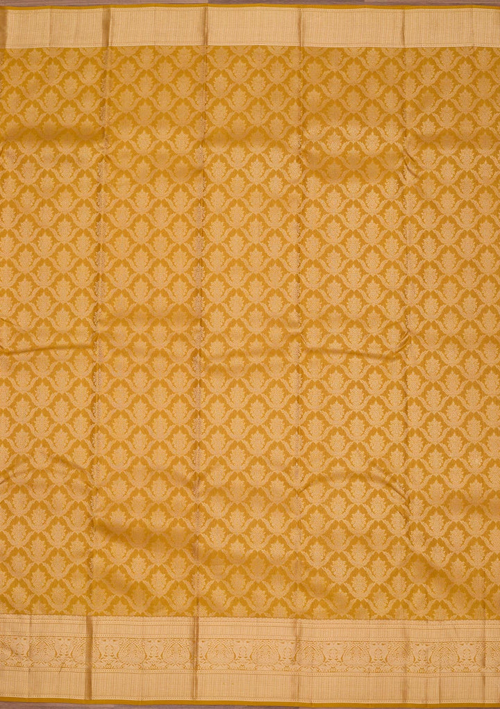 Gold Zariwork Pure Silk Saree