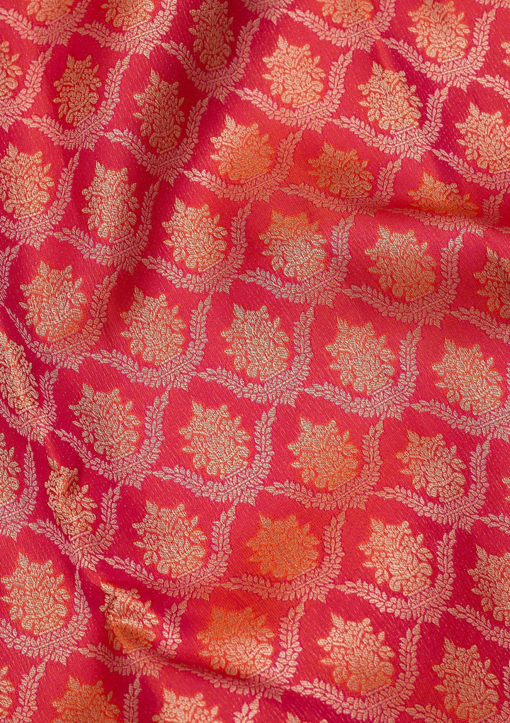 Pink Zariwork Pure Silk Saree