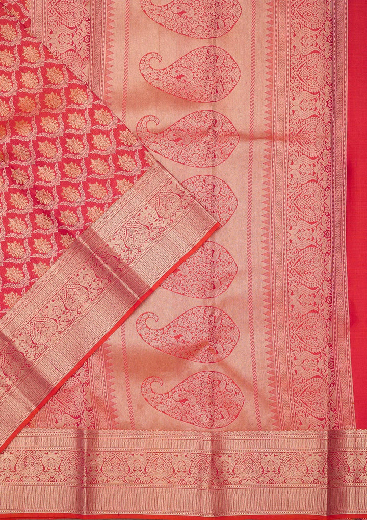 Pink Zariwork Pure Silk Saree