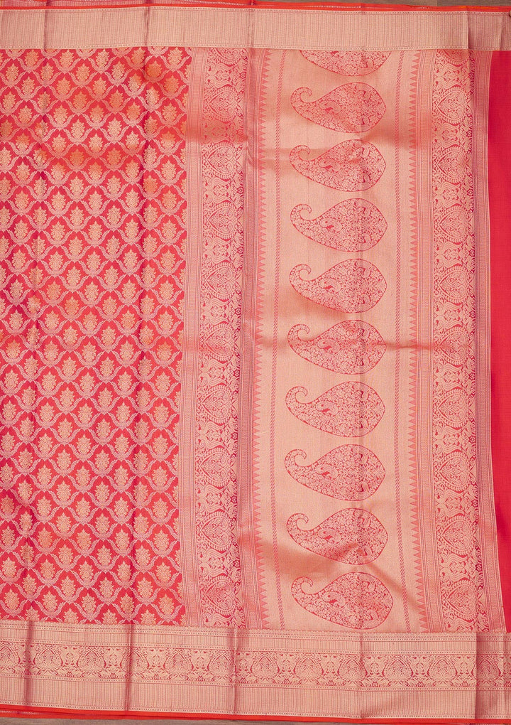 Pink Zariwork Pure Silk Saree