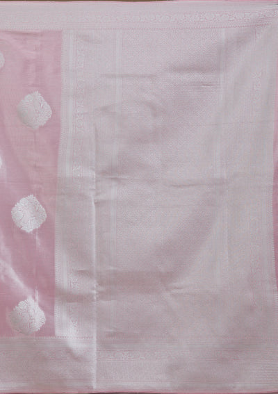 Onion Pink Zariwork Tissue Saree