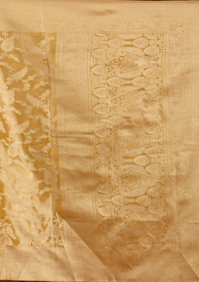 Gold Zariwork Tissue Saree