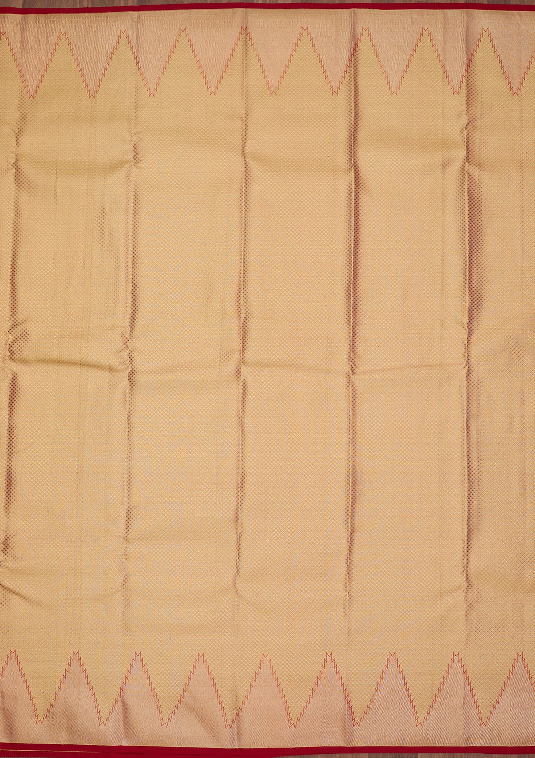 Gold Silk Jaal Gold Zariwork Saree With Matching Blouse Piece