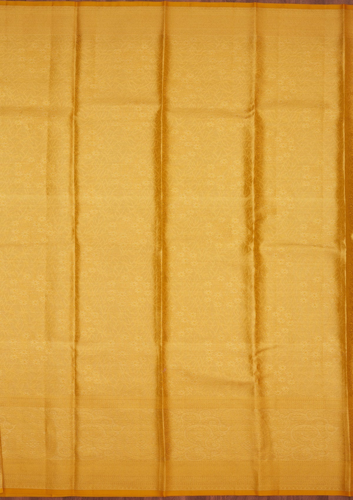 Yellow Zariwork Pure Silk Saree-Koskii