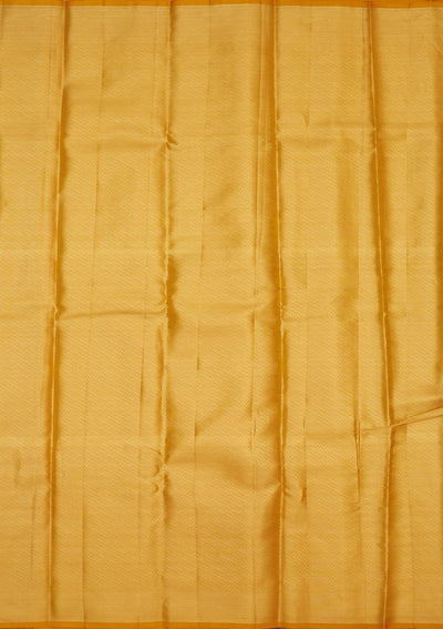 Yellow Zariwork Pure Silk Saree-Koskii