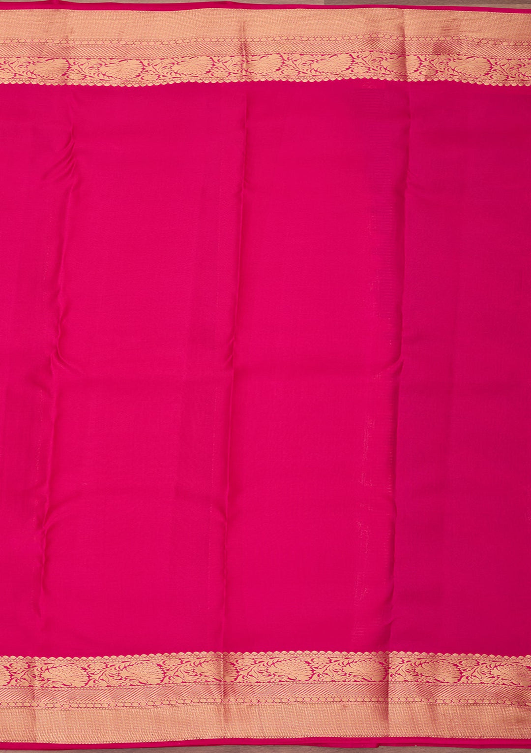 Wine Zariwork (Gold) Pure Silk Saree