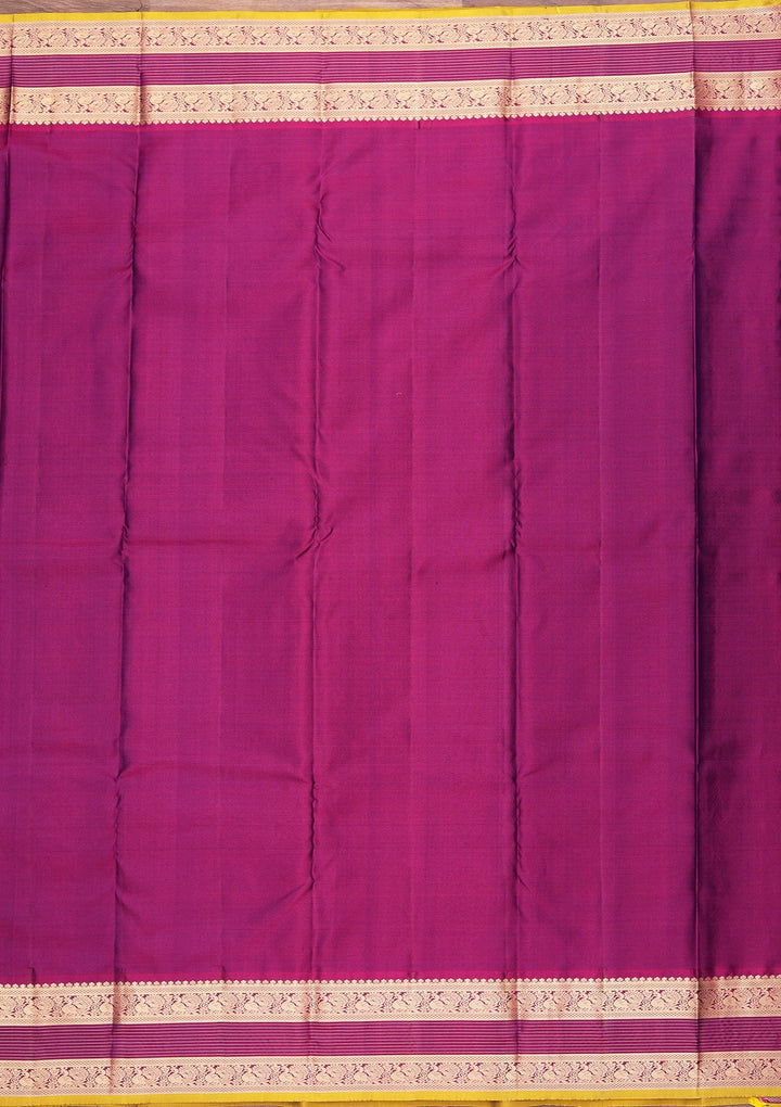 Bottle Green Zariwork Pure Silk Saree