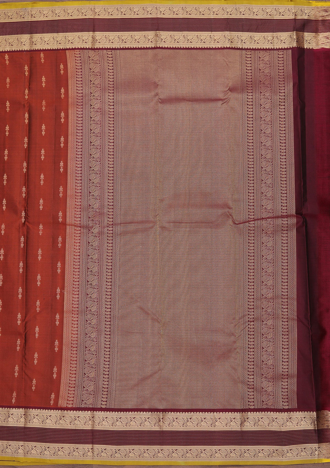 Brown Zariwork Pure Silk Saree-koskii