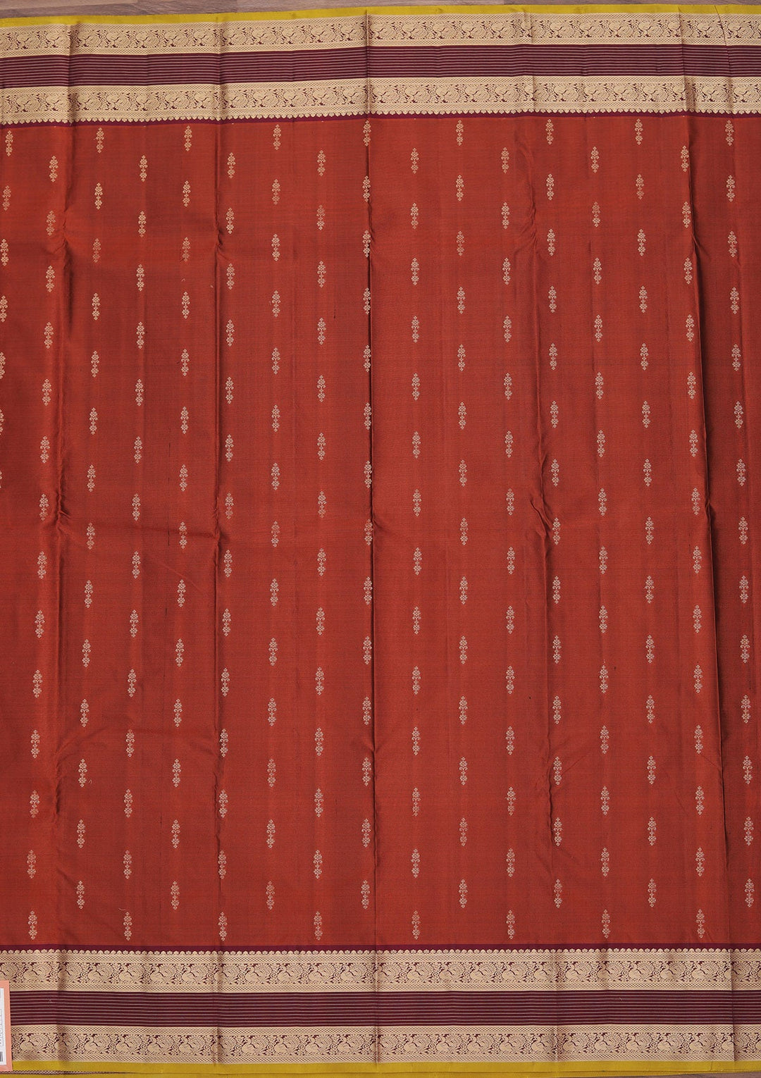 Brown Zariwork Pure Silk Saree-koskii