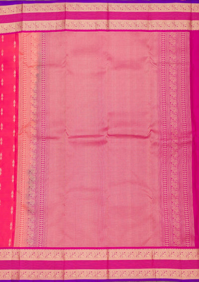Pink Zariwork Pure Silk Saree-Koskii