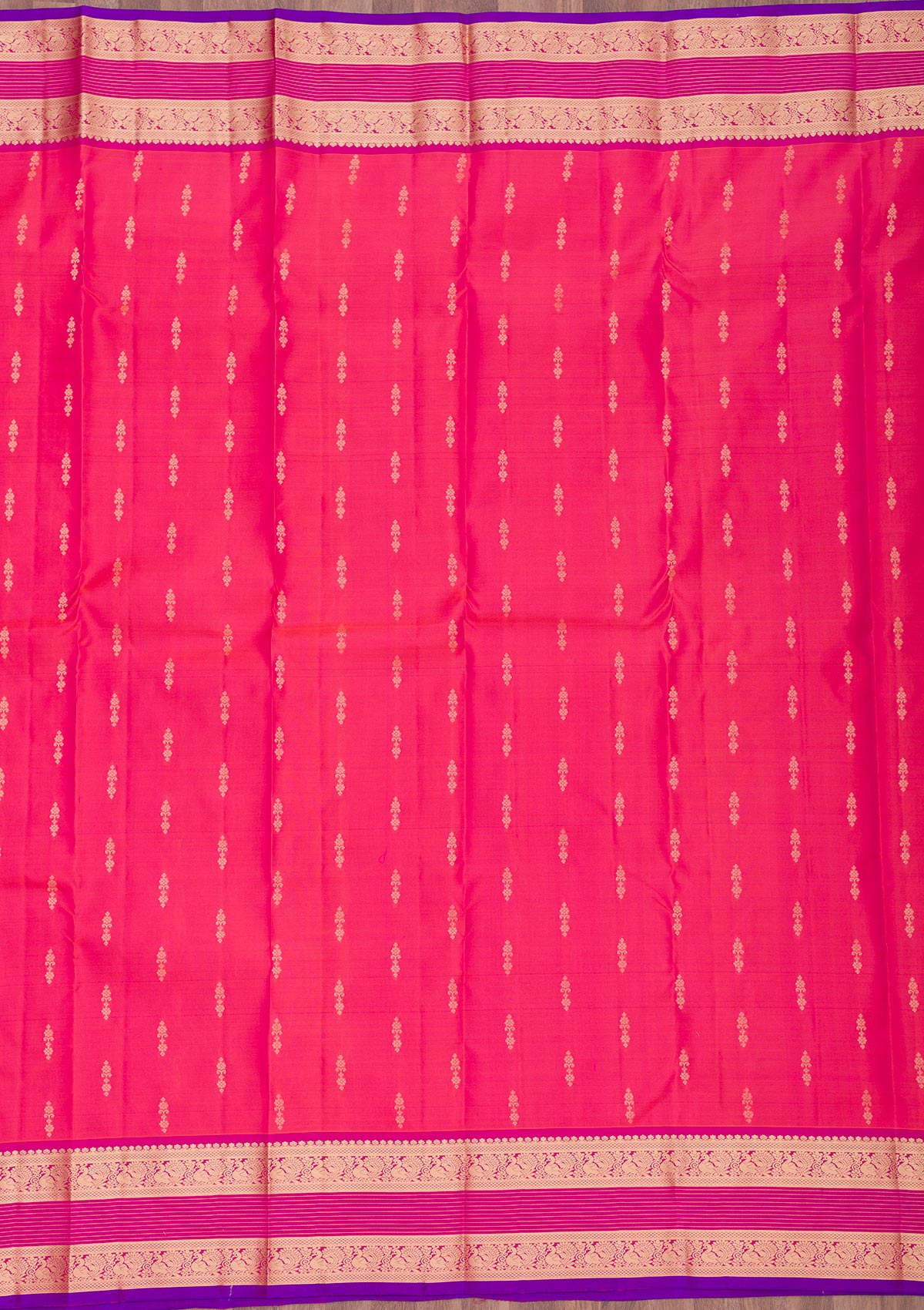 Pink Zariwork Pure Silk Saree-Koskii