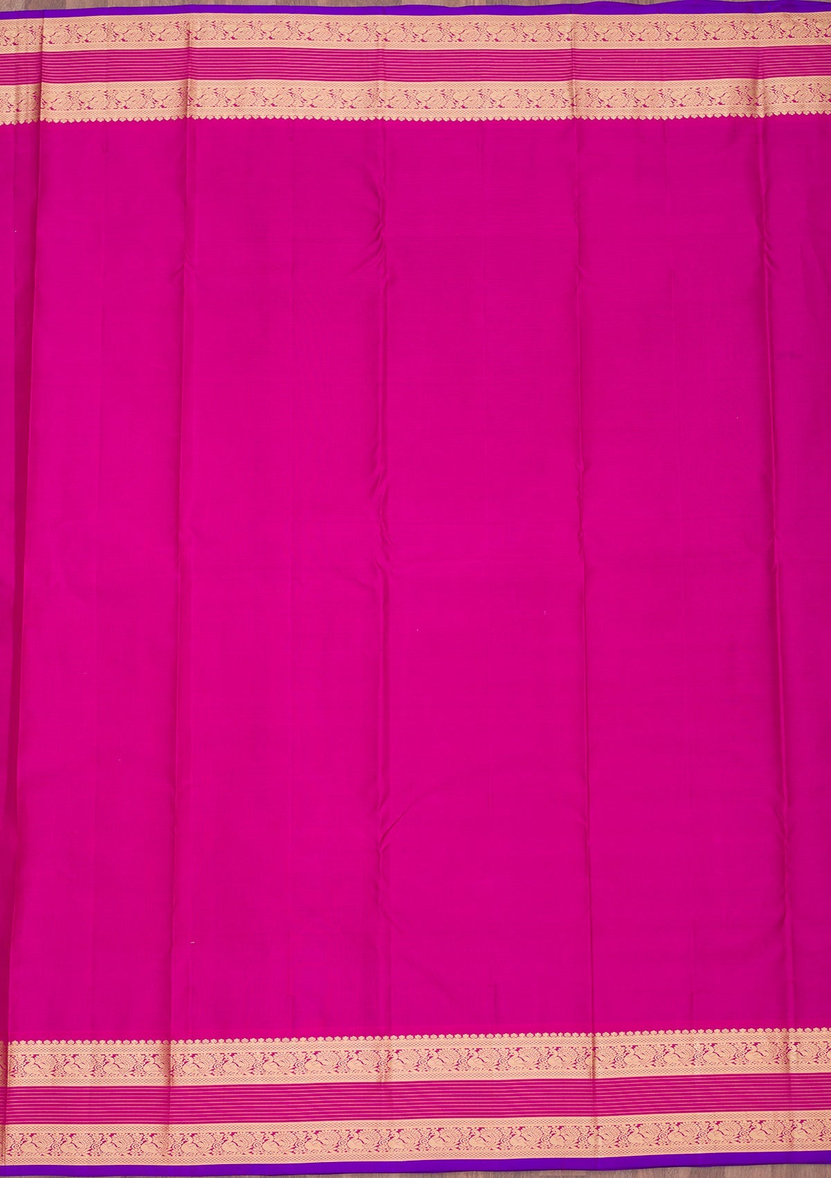 Purple Zariwork Pure Silk Saree-Koskii